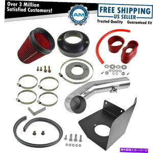 USGACe[N Ci[_Ng Vo[hVG^zV8̃ptH[}XR[hGACe[NCAI WbhGAtB^[ Performance Cold Air Intake CAI w Red Air Filter for Silverado Sierra Tahoe V8