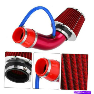 USGACe[N Ci[_Ng ԂR[hGACe[NtB^[ULbgpCvp[t[z[XVXeJ[I[g RED Cold Air Intake Filter Induction Kit Pipe Power Flow Hose System Car Auto