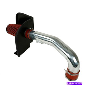 US�G�A�C���e�[�N �C���i�[�_�N�g Cold Air Intake + Heat Shield Red for 09-13 GMC/Chevy Silverado 1500 4.8L 5.3L Cold Air Intake + Heat Shield Red for 09-13 GMC/Chevy Silverado 1500 4.8L 5.3L