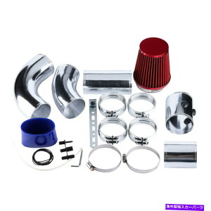 USGACe[N Ci[_Ng 3in 76mm[VOJ[ANZT[R[hGACe[NUVXeLbg +tB^[ 3in 76mm Racing Car Accessories Cold Air Intake Induction System Kit + Filter
