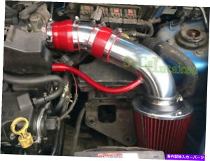 USエアインテーク インナーダクト 2001年から2009年のレッドエアインテークシステムキットクライスラーPTクルーザー2.4L L4非ターボ Red Air Intake System Kit For 2001-2009 Chrysler PT Cruiser 2.4L L4 Non-Turbo