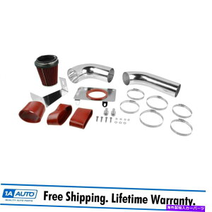USGACe[N Ci[_Ng ptH[}XR[hGACe[N87-93tH[h}X^O5.0L V8p̐ԂGAtB^[ Performance Cold Air Intake CAI w Red Air Filter for 87-93 Ford Mustang 5.0L V8