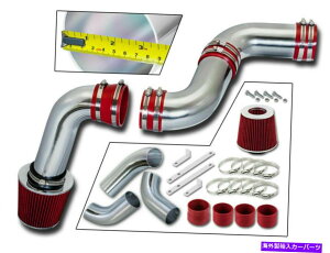 US�G�A�C���e�[�N �C���i�[�_�N�g �Ԃ��R�[���h�G�A�C���e�[�N�L�b�g+�h���C�t�B���^�[99-07 GMC�V�G��1500�N���V�b�N4.3 V6 OHV RED COLD AIR INTAKE KIT+DRY FILTER 99-07 GMC Sierra 1500 Classic 4.3 V6 OHV