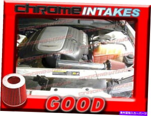 USGACe[N Ci[_Ng ubNbh05 06 07 08-12[d/}Oi/`W[/300C 5.7L/6.1L V8CzC BLACK RED 05 06 07 08-12 CHARGER/MAGNUM/CHALLENGER/300C 5.7L/6.1L V8 AIR INTAKE