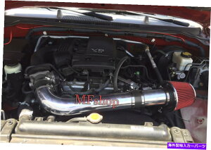 USGACe[N Ci[_Ng 2011-2012̃ubNbhYpXt@C_[4.0L V6GACe[NVXeLbg +tB^[ Black Red For 2011-2012 Nissan Pathfinder 4.0L V6 Air Intake System Kit + Filter
