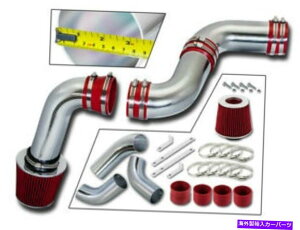 USGACe[N Ci[_Ng 3.5 "99-07Voh/VG1500 4.3L V6p̐ԂR[hGACe[NLbg +tB^[ 3.5" RED Cold Air Intake Kit + Filter For 99-07 Silverado/Sierra 1500 4.3L V6