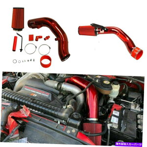 USGACe[N Ci[_Ng FIT 03-07 FORD F250/F350 6.0L PowerStrokefB[[ԂICR[hGACe[NLbg Fit 03-07 Ford F250/F350 6.0L Powerstroke Diesel Red Oiled Cold Air Intake Kit