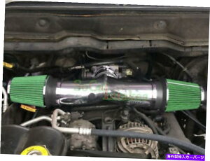 US�G�A�C���e�[�N �C���i�[�_�N�g 1997�N����2000�N��Chevy Corvette C5 5.7L V8��Chrome Green�f���A���w�b�h�G�A�C���e�[�N�Z�b�g Chrome Green Dual Head Air Intake Set For 1997-2000 Chevy Corvette C5 5.7L V8