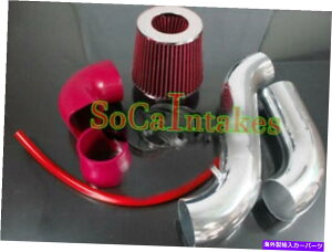 USGACe[N Ci[_Ng 05-08_bW}OiSE/SXT 3.5L V6p2PCbhR[hGACe[NLbgtB^[ 2pc Red Cold Air Intake Kit&Filter For 05-08 Dodge Magnum SE/SXT 3.5L V6