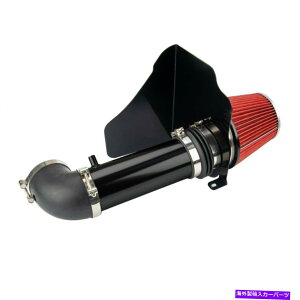 USGACe[N Ci[_Ng 05-10 300C/[d/SRT8 5.7L 6.1L V8ubNGACe[N +q[gV[htB^[ For 05-10 300C/Charger/SRT8 5.7L 6.1L V8 Black Air Intake + Heat Shield & Filter