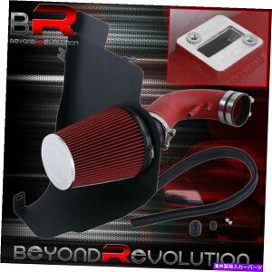 USGACe[N Ci[_Ng 2011-2014̃X^GT 5.0L V8CzCbhpCv +q[gV[htB^[ For 2011-2014 Mustang GT 5.0L V8 Cold Air Intake Red Pipe + Heat Shield & Filter