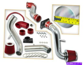 USエアインテーク インナーダクト 01-05 STRATUS 2.4 L4 / 3.0 V6クーペのコールドエアインテークキット +赤いフィルターのみ Cold Air Intake Kit + RED Filter For 01-05 Stratus 2.4 L4 / 3.0 V6 COUPE ONLY