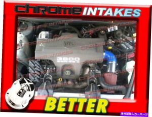 US�G�A�C���e�[�N �C���i�[�_�N�g CF Blue Red 1998 1999 Chevy Lumina LS LTZ All 3.8 3.8L V6 Air Intake Kit CF BLUE RED 1998 1999 CHEVY LUMINA LS LTZ ALL 3.8 3.8L V6 AIR INTAKE KIT