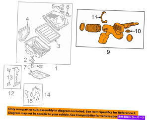 USGACe[N Ci[_Ng GM OEMGAN[i[ێʃ_Ng`[uz[X23433912 GM OEM Air Cleaner-Rear Intake Duct Tube Hose 23433912