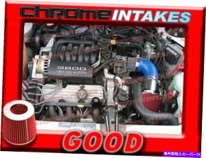 US�G�A�C���e�[�N �C���i�[�_�N�g Blue Red 90-93 Buick Century/1990-1991 Buick Skylark 3.3L V6 Air Intake Kit Tb BLUE RED 90-93 BUICK CENTURY/1990-1991 BUICK SKYLARK 3.3L V6 AIR INTAKE KIT TB�y���s�A���i�z