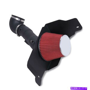 USGACe[N Ci[_Ng 05-09tH[h}X^Oi4.6L V8GWjGACe[NubNq[gV[hbhtB^[ For 05-09 Ford Mustang (4.6L V8 Engine) Air Intake Black Heat Shield Red F