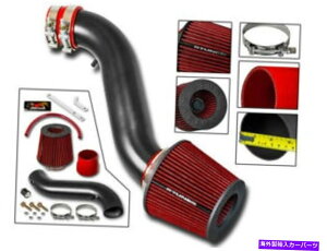 oOV[h 05-10̏[d}Oi3.5L V6̃V[gGACe[NLbg}bgubN+ԂtB^[ Short Ram Air Intake Kit MATT BLACK+ RED Filter for 05-10 Charger Magnum 3.5L V6