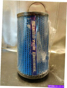 oOV[h sgȃfB[[jo[ThCfBAĝăGAtB^[i4 " Sinister Diesel Universal Replacement Dry Media Disposable Air Filter (4" Inner
