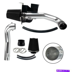 oOV[h 14-18V{[Vo[hGMCVG1500̖ꂽR[hGACe[NLbg Polished Black Cold Air Intake Kit For 14-18 Chevrolet Silverado GMC Sierra 1500