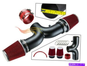 oOV[h bhRWfAcC[VOGACe[NLbg+2001-2004 Corvette C5 5.7L V8̃tB^[ RED RW Dual Twin Racing Air Intake Kit+Filter For 2001-2004 Corvette C5 5.7L V8