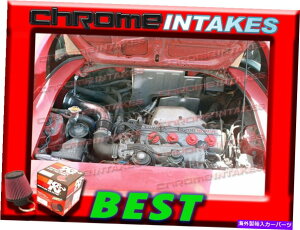 oOV[h KN+91 92 93-95g^MR2 MR2 2.2L N/TBlack Red Air IntakeULbg K&N+BLACK RED AIR INTAKE INDUCTION KIT FOR 91 92 93-95 TOYOTA MR2 MR-2 2.2L N/T