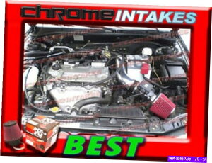 バグシールド K&N+Black Red 00-05 Mitsubishi Eclipse/99-03 Galant 2.4L I4 3.0L V6空気吸気 K&N+BLACK RED 00-05 MITSUBISHI ECLIPSE/99-03 GALANT 2.4L I4 3.0L V6 AIR INTAKE