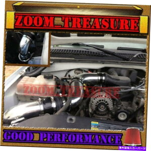 oOV[h ubNbh1999-2007V{[Vo[h/GMCVG1500 4.3L V6R[hGACe[NLbg BLACK RED 1999-2007 CHEVY SILVERADO/GMC SIERRA 1500 4.3L V6 COLD AIR INTAKE KIT