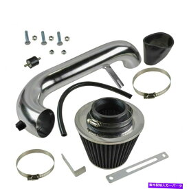 バグシールド パフォーマンスショートラムエアインテークブラックフィルターキットセット2.5 "ホンダシビック1.7L Performance Short Ram Air Intake Black Filter Kit Set 2.5" For Honda Civic 1.7L