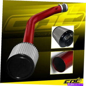 oOV[h 03-07z_AR[h3.0L V6bhR[hGACe[N +XeXGAtB^[ For 03-07 Honda Accord 3.0L V6 Red Cold Air Intake + Stainless Air Filter