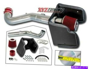 oOV[h 3.5 "ԔMV[hR[hGACe[N + 05-15teBA/Xterra 4.0L V6̃tB^[ 3.5" RED Heat Shield Cold Air Intake + Filter For 05-15 Frontier/Xterra 4.0L V6