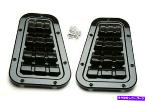 oOV[h h[o[fBtF_[90 110 130f??GACe[NEBOgbvxgubNBA9462 LAND ROVER DEFENDER 90 110 130 MODELS AIR INTAKE WING TOP VENTS BLACK BA9462