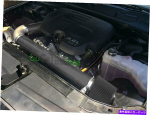 oOV[h 2011-2016̃I[ubNR[eBO2PCR[hGACe[NLbgChrysler 300 3.6L V6 All BLACK COATED 2PC Cold Air Intake Kit For 2011-2016 Chrysler 300 3.6L V6