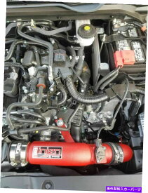 USエアインテーク インナーダクト Honda Civic Si 17-20 1.5Lターボリンクルレッド用のインジェンSPコールドエアインテークシステム Injen SP Cold Air Intake System for Honda Civic SI 17-20 1.5L Turbo Wrinkle Red