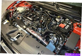 USエアインテーク インナーダクト 17-20ホンダシビックSI 1.5Lターボブラックの短いラム空気吸気キット Injen Short Ram Air Intake Kit For 17-20 Honda Civic Si 1.5L Turbo Black