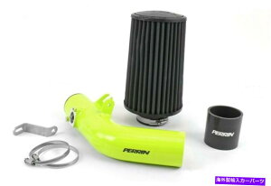 US�G�A�C���e�[�N �C���i�[�_�N�g 2008-2014 WRX / 2008-2017 STI�̃y�����l�I���C�G���[�R�[���h�G�A�C���e�[�N�V�X�e�� Perrin Neon Yellow Cold Air Intake System for 2008-2014 WRX / 2008-2017 STI�y���s�A���i�z
