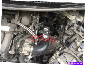 USGACe[N Ci[_Ng 2015-2018̃I[ubNz_WYtBbg1.5L L4GACe[NVXeLbg +tB^[ All Black For 2015-2018 Honda Jazz Fit 1.5L L4 Air Intake System Kit + Filter