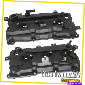 �G���W���J�o�[ 2009-2015�̃K�X�P�b�g�t�������E�G���W���o���u�J�o�[���Y�N�G�X�g�����[�m Left & Right Engine Valve Cover W/ Gasket For 2009-2015 Nissan Quest Murano�y���s�A���i�z