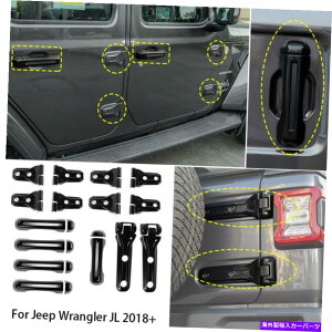 �G���W���J�o�[ �G�N�X�e���A�q���W�A�N�Z�T���[�����J�o�[�W�[�v�����O���[JL 24 PC�p��4�h�A4�h�A Exterior hinge Accessories Decor Cover Trim 4 Door For Jeep Wrangler JL 24 pcs�y���s�A���i�z