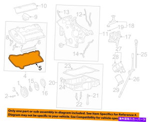 �G���W���J�o�[ Jaguar OEM 04-08 S�^�C�v�o���u�J�o�[�K�X�P�b�g�E��XR851930 JAGUAR OEM 04-08 S-Type Valve Cover Gasket Right Side XR851930�y���s�A���i�z