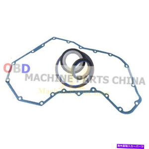 �G���W���J�o�[ 94-98�_�b�W�J�~���Y12V P�|���v�p�̃t�����g�N�����N�V���t�g�V�[���ƃ^�C�~���O�J�o�[�K�X�P�b�g Front Crankshaft Seal and Timing Cover Gasket For 94-98 Dodge Cummins 12V P Pump�y���s�A���i