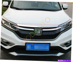 GWJo[ 2015N2016Nz_CR-V CRV ABStgAbp[GWW̃[fBOJo[g For 2015 2016 Honda CR-V CRV ABS Front Upper Engine Lid Molding Cover Trim