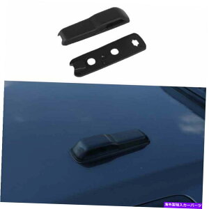 GWJo[ W[vO[JL 2018-2021ubNGWt[hnhJo[Б For Jeep Wrangler JL 2018-2021 Black Engine Hood Handle Cover Replace One Side