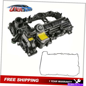 GWJo[ BMW 228i 320i 328i X3 X4 Z4ɃtBbgubNGWouJo[V_[wbhJo[ Black Engine Valve Cover Cylinder Head Cover Fit For BMW 228i 320i 328i X3 X4 Z4