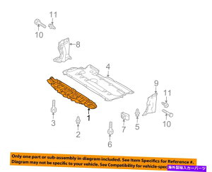 GWJo[ Mazda OEM 10-13 3WG[^[/GWJo[BBM456112ẼXvbVV[ht MAZDA OEM 10-13 3 Splash Shield-FR Under Radiator/Engine Cover BBM456112E