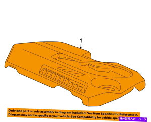 GWJo[ V{[GM OEM 06-07CpGW̊OσJo[GWJo[12598608 Chevrolet GM OEM 06-07 Impala Engine Appearance Cover-Engine Cover 12598608