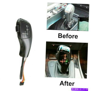 GWJo[ BMW E81 E87 1Series 2004-2010̃GWX^[gXgbvJo[tubNLEDVtgmu Black LED Shift Knob w/Engine START STOP Cover for BMW E81 E87 1Series 2004-2010