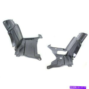 GWJo[ Jo[̉ɂ2 LHRHTChGWXvbVV[h̃ZbgHonda InsightCR-Z Set of 2 LH & RH Side Engine Splash Shield Under Cover Fits Honda Insight CR-Z