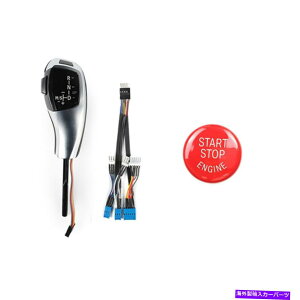 GWJo[ BMW E84 X1 PRE-LCI 2010-2012̃Vo[LEDVtgmutGWX^[gXgbvJo[ Silver LED Shift Knob w/Engine START STOP Cover for BMW E84 X1 Pre-LCI 2010-2012