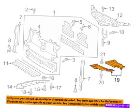 エンジンカバー Engine Splash Shield-Coverの下のFord OEMはFT4Z6P014Aを左に去りました FORD OEM Under Engine Splash Shield-Cover Left FT4Z6P014A