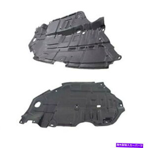 GWJo[ g^J2012-2014̃Jo[XvbVV[h̉2 RHLHGW̐VZbg New Set of 2 RH & LH Engine Under Cover Splash Shield For Toyota Camry 2012-2014